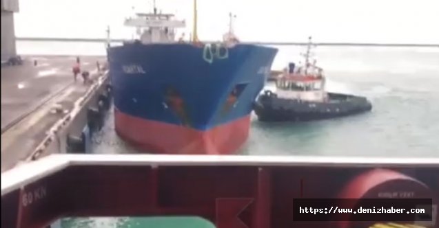 Tuapse Limanı&#039;nda 2 Türk Gemisi Çarpıştı (Video)