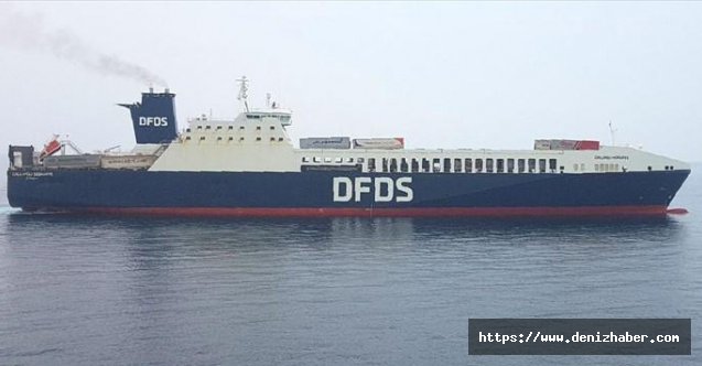 Gallipoli Seaways Ro-Ro Gemisi Ege&#039;de yanıyor... Bozcaada açıklarında