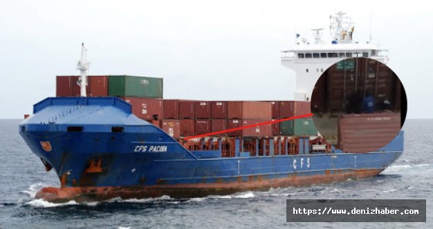 Alman konteyner gemisine binen korsanlar konteynerleri yağmaladı! (Video)