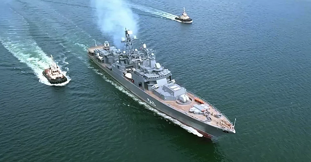 Rus fırkateyn, Kalibr füzesini başarılı bir şekilde test etti!