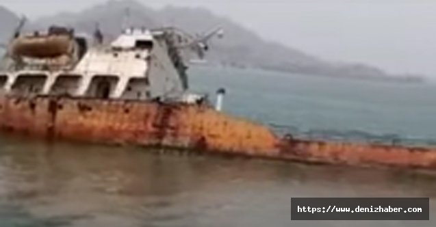 Aden Limanı açıklarında petrol gemisi battı!