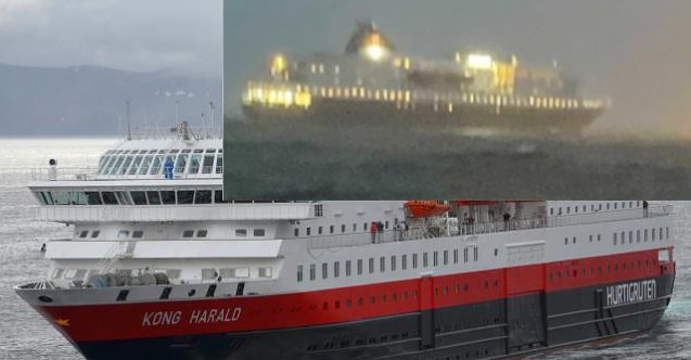 Norveç açıklarında 236 yolcuyla arızalandı!