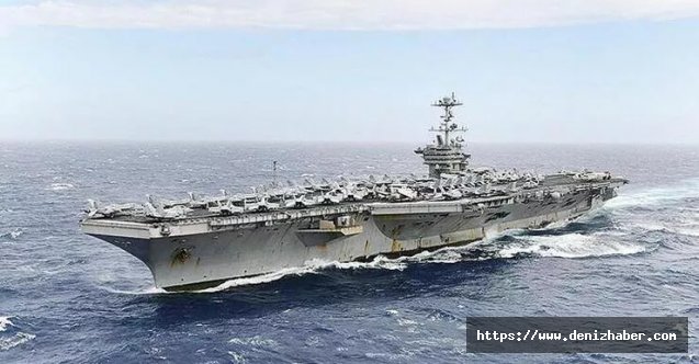 Amerikan uçak gemisine Akdeniz’de Ukrayna nöbeti