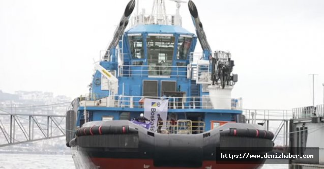 Çok amaçlı römorkör MPV 4600,törenle denize indirildi