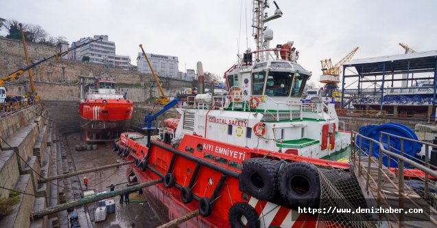 KEGM&#039;e ait gemilerin bakım ve onarımı Haliç Tersanesinde yapılıyor