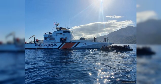 Aydın&#039;da 37 düzensiz göçmen kurtarıldı