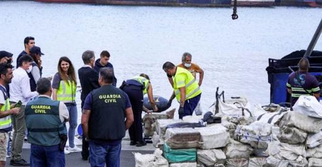 İspanya&#039;da 3 ton uyuşturucu yakalanan teknedeki 4 Türk gözaltında