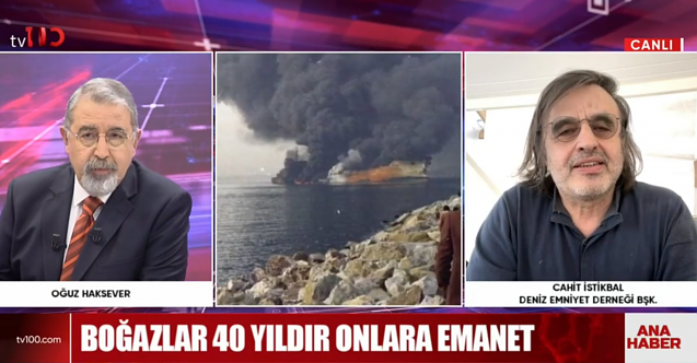 Kapt. Cahit İstikbal TV 100&#039;de Boğazları ve kılavuz kaptanlık mesleğini anlattı