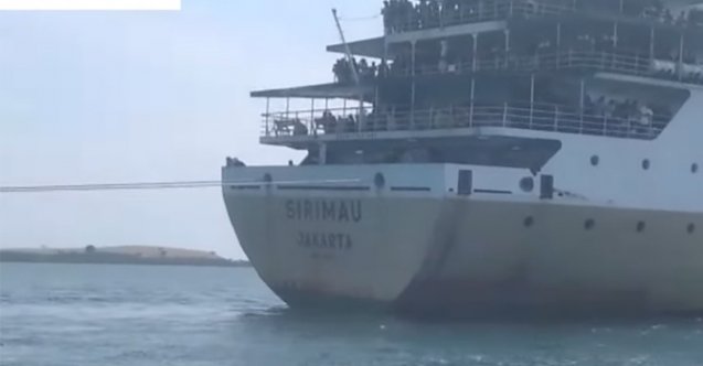 600&#039;den falza yolcuyla karaya oturdu! (Video)