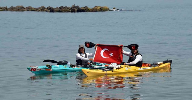 Milli mücadele ruhunu yaşatmak için 480 kilometrelik deniz yolunu kat edecekler