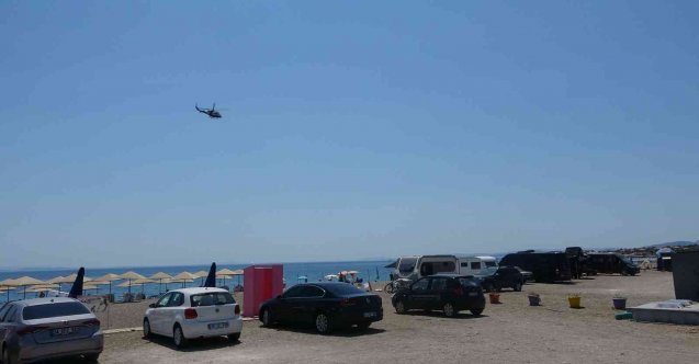 Lastik botla denize açılan kişiyi kayboldu: arama devam ediyor Çanakkale