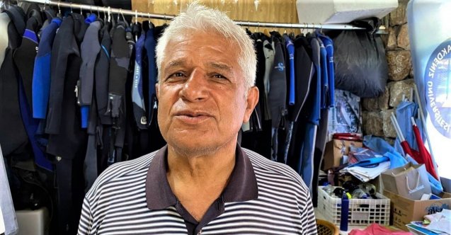 Denizlerin çöpçüsü olarak bilinen 1,5 metrelik boz camgöz köpek balığı kıyıya vurdu