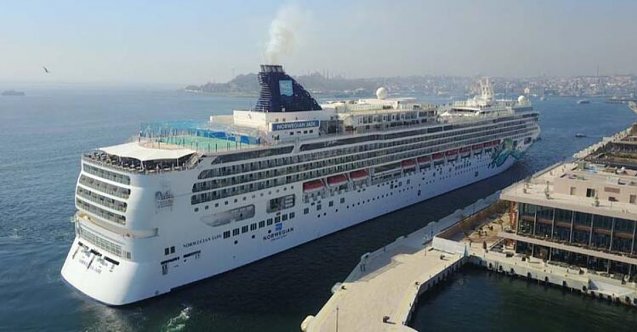 Bahamalar bayraklı &quot;Norwegian Jade&quot; Bodrum&#039;da