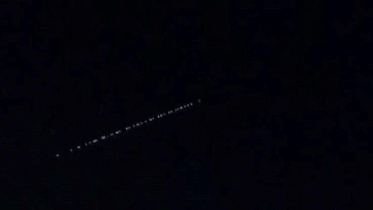 Elon Musk&#039;ın Starlink uyduları Mardin semalarında görüntülendi