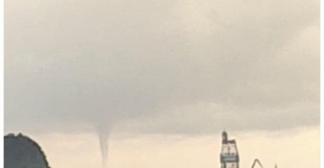 Filyos sahilinde hortum çıktı