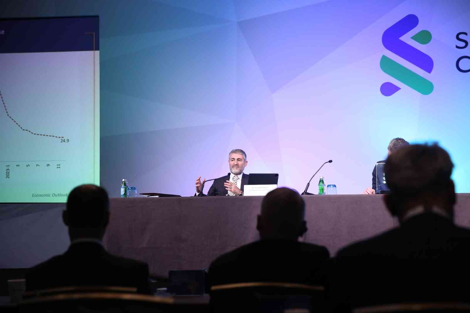 Hazine ve Maliye Bakanı Nebati, Standard Chartered organizasyonuyla düzenlenen yatırımcı forumuna katıldı