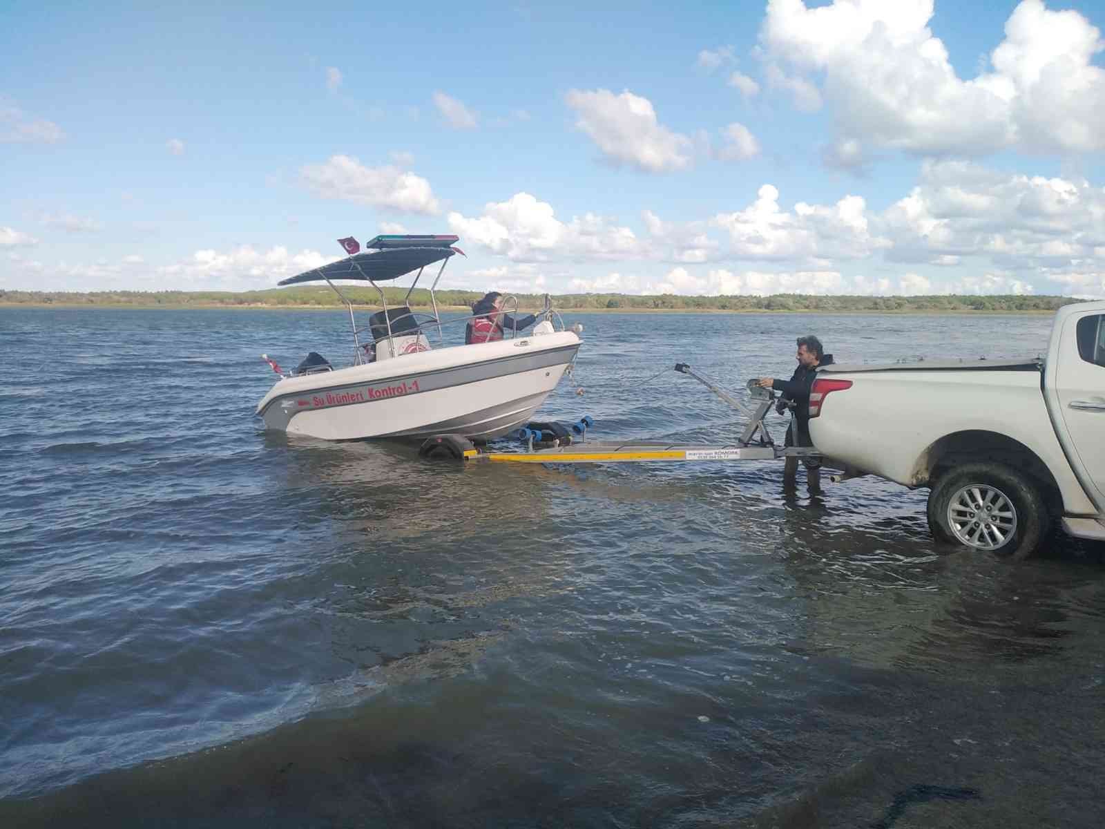 Terkos Gölü’nde kaçak balık avına 11 bin 140 TL ceza