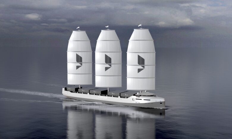 Yelken destekli konteyner gemileri 2024&#039;te suya inecek