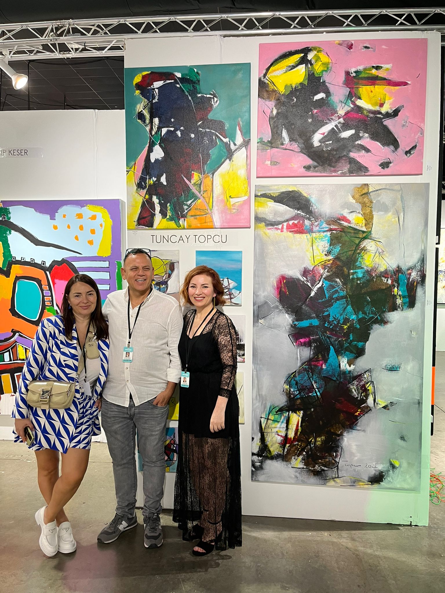 Kapt.Tuncay Topçu’nun resimleri Artspectrum Sanat fuarında sergileniyor