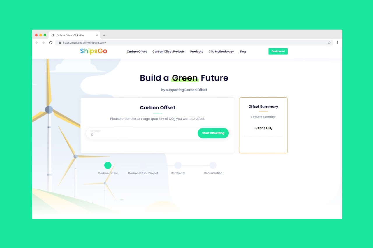 ShipsGo, konteyner taşımacılığı için “Carbon Offsetting” hizmetini duyurdu