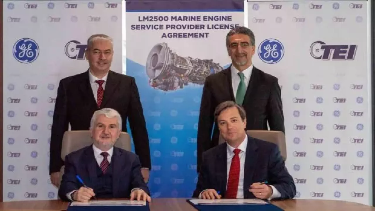 GE Marine ile TUSAŞ Türk gemicilik sanayisi için yeni anlaşma imzaladı