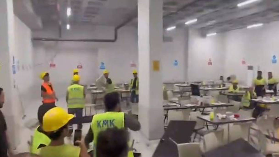 Tersane İstanbul&#039;da işçiler hijyen eylemi yaptı