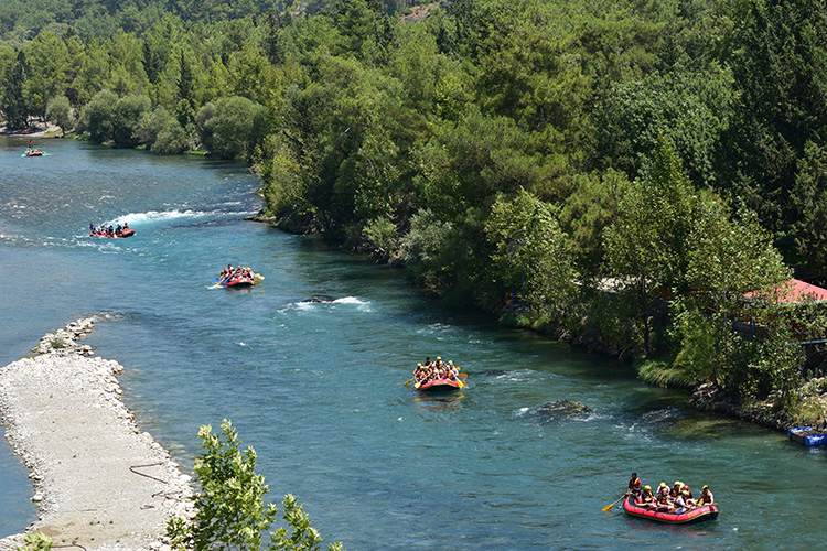 Köprüçay'da rafting heyecanı2