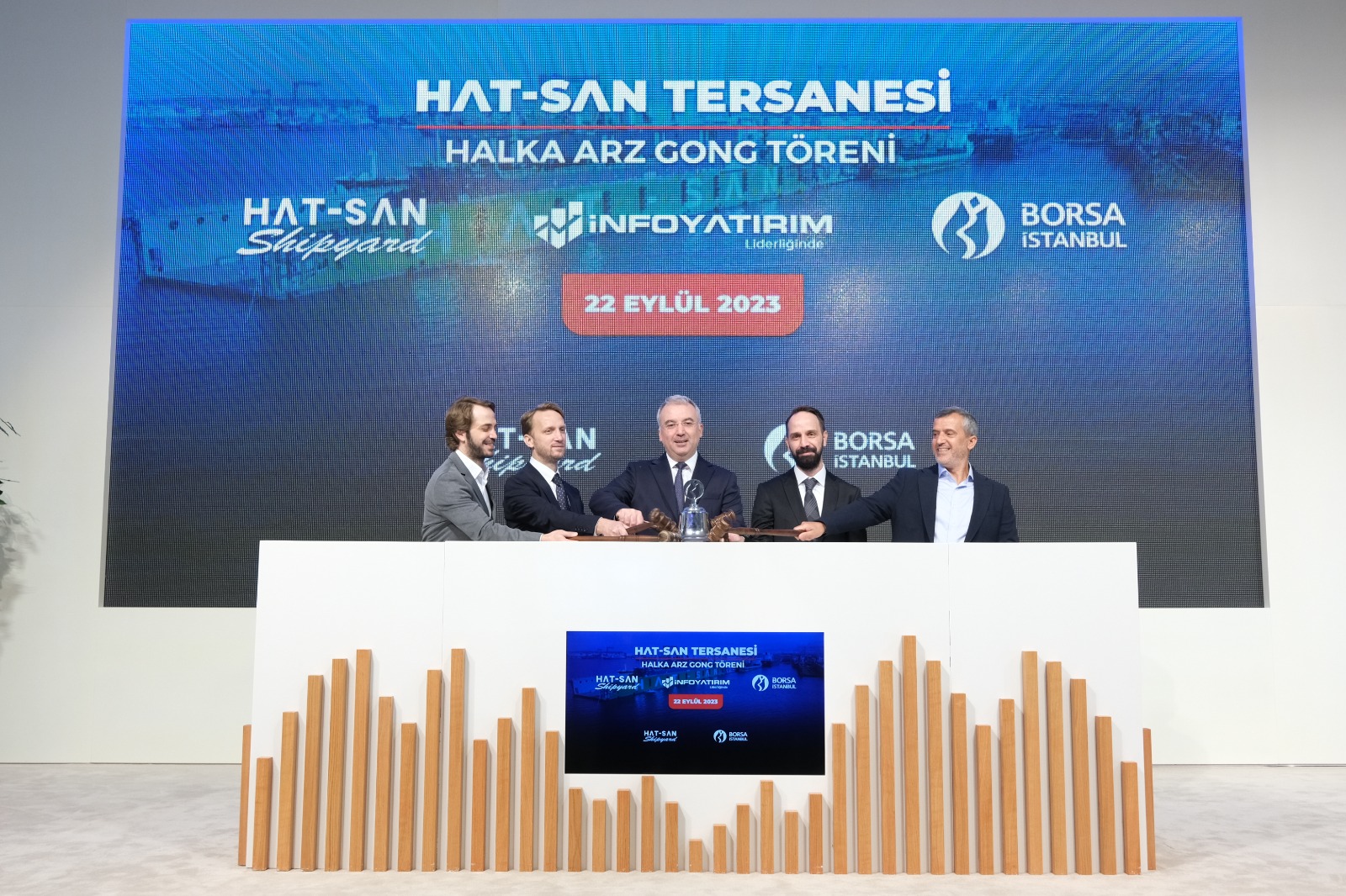 Borsa İstanbul’da gong Hat-San Tersanesi için çaldı