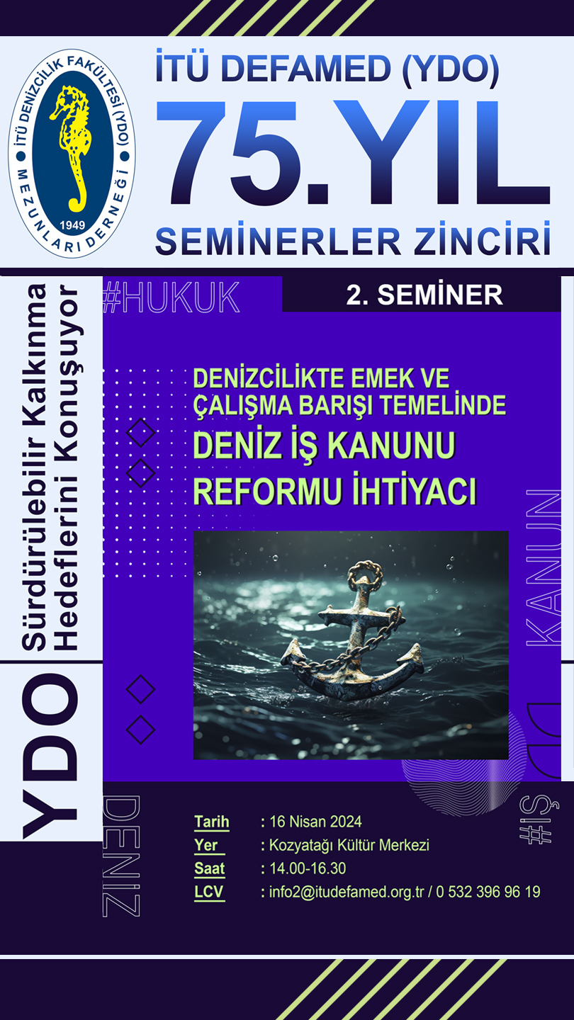 İTÜ DEFAMED (YDO) Seminerler Zinciri 2. Semineri