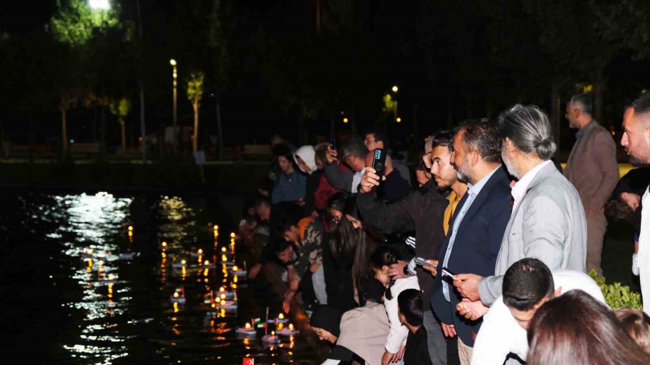 Çorum’da maket gemiler Filistin için suya bırakıldı