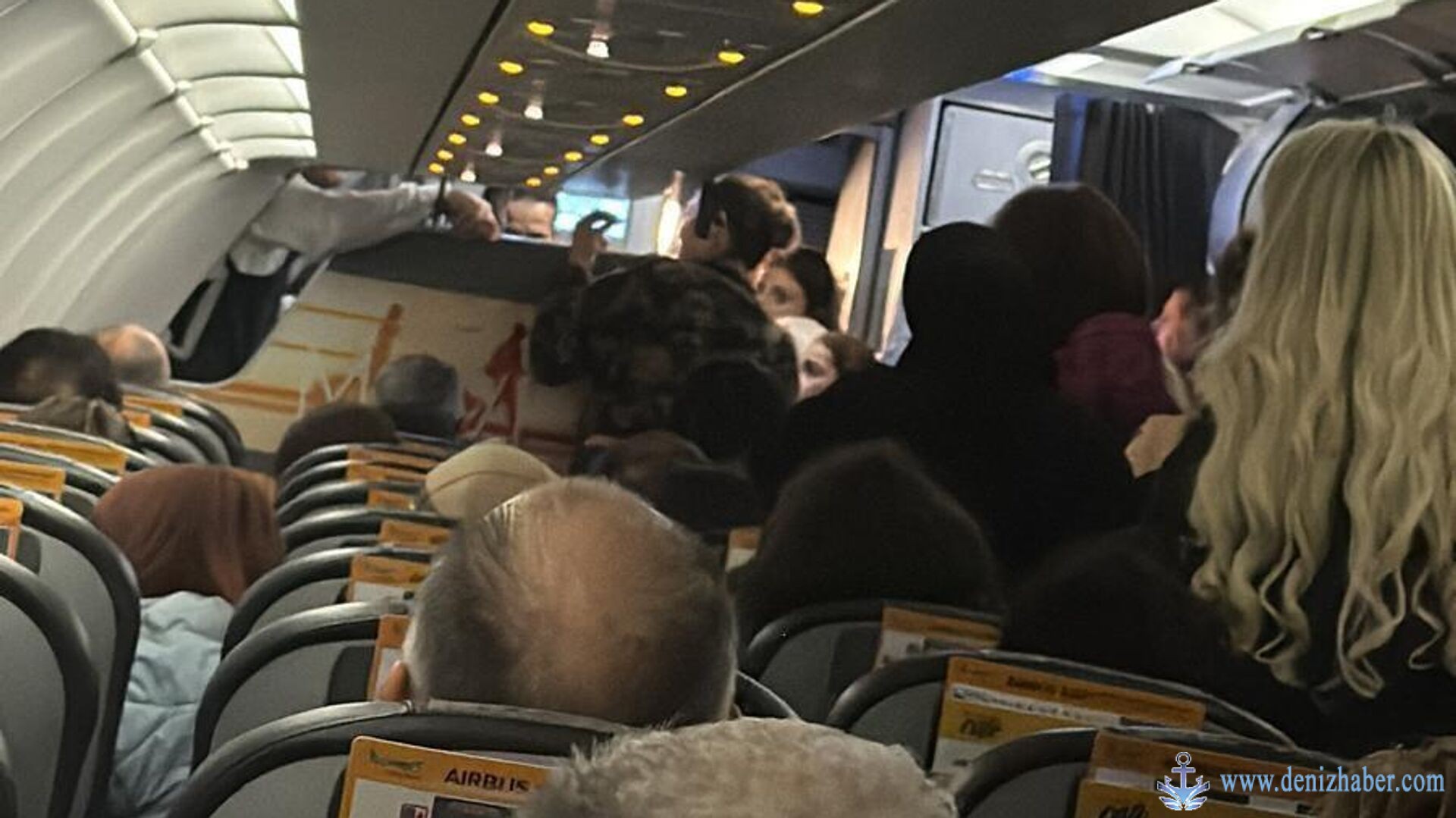 Havada 3 saatlik panik, yolcular fenalaştı