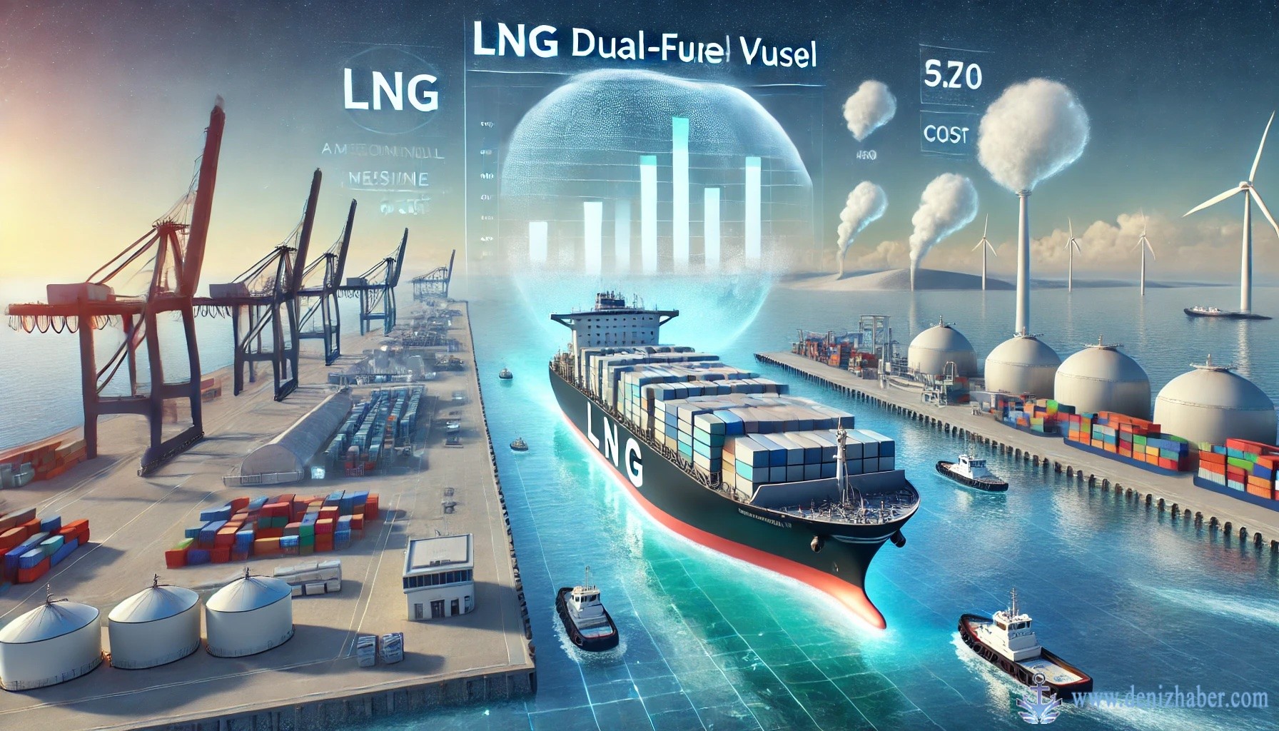 LNG Çift Yakıtlı Gemiler, Denizcilik Sektörünün Karbon Salımını Azaltmada En Ekonomik Çözüm