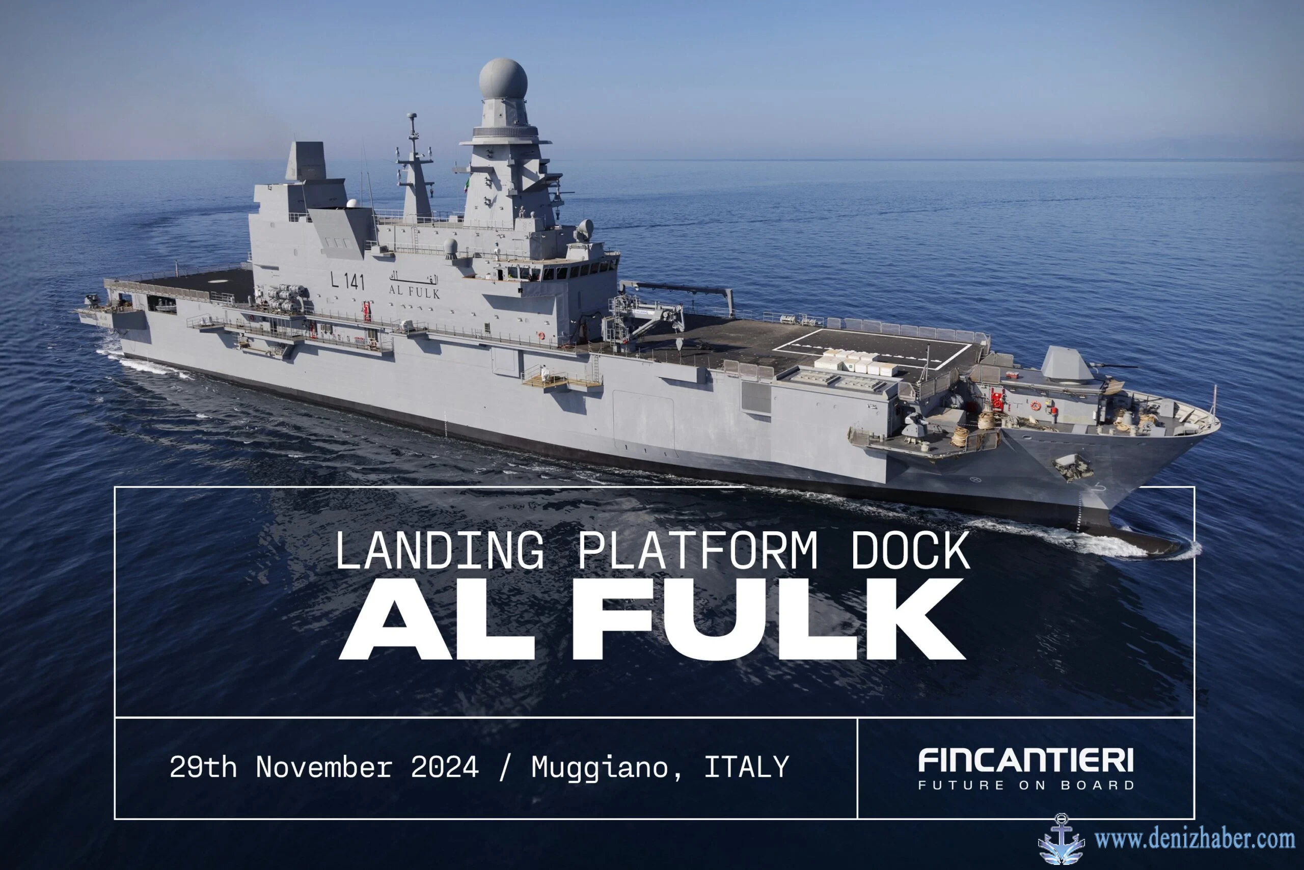 Lpd Al Fulk’un Teslim Töreni (Görsel Fincantieri)