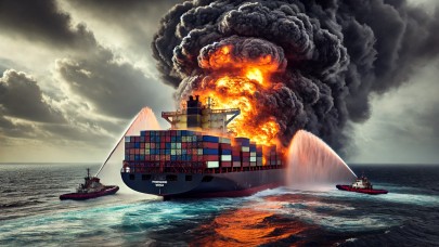 Konteyner Gemilerindeki Yangın Tehdidi Bitmiyor