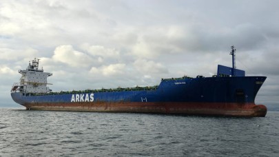 TURKON RİZE isimli gemiye Türk Bayrağı çekildi