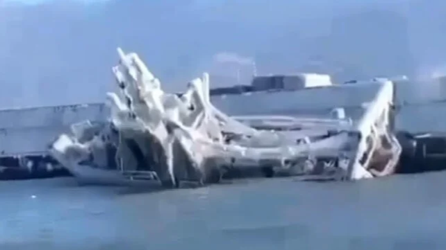 Rus araştırma gemisi, Novorossiysk’te battı!