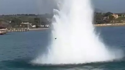 Çanakkale'de denizde bulunan mayın imha edildi