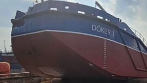 &quot;DÖKER 1&quot; Tarak Gemisi Suya İndirildi