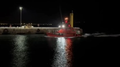 Çanakkale Boğazı'nda Kılavuz kaptan denize düştü!