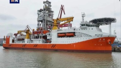 Çin'in 11 Km Derinliğe Sondaj Yapacak Dev Gemisi Hazır