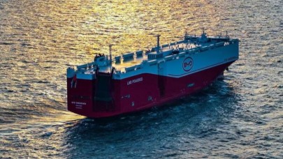 Dünyanın en büyük otomobil taşıyıcısı Çin'den yola çıkıyor