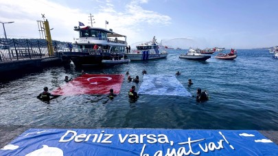 Dip temizliğinde atıklar su yüzüne çıktı