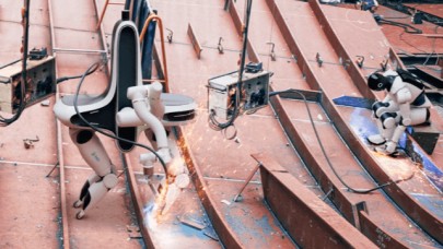 Hyundai, Gemi Kaynak İşçiliğini Robotlara Bırakıyor