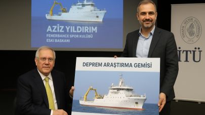 Aziz Yıldırım’dan İTÜ’ye 350 bin dolarlık deprem gemisi