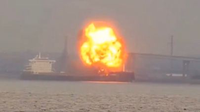 Baltimore Limanı’nda Yunan Kömür Gemisinde Patlama!