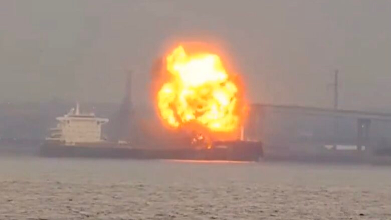 Baltimore Limanı’nda Yunan Kömür Gemisinde Patlama!