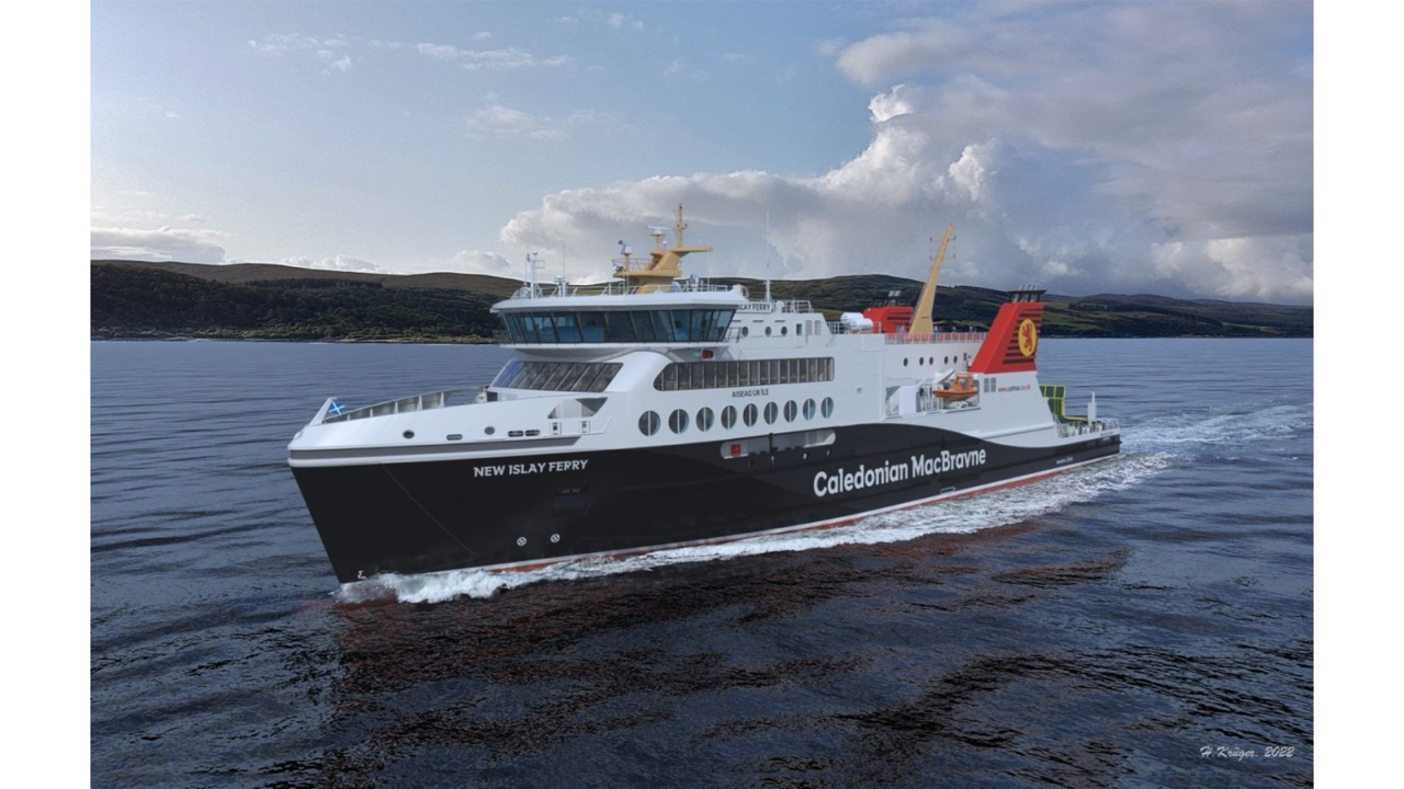 NB1100 Lochmor Feribotu Cemre Tersanesi&#039;nde Denize İndi