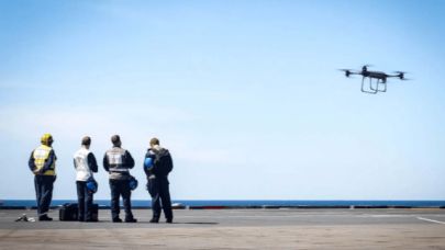 Kraliyet Donanması, İlk Kez Drone Teslimatlarını Kullanıyor