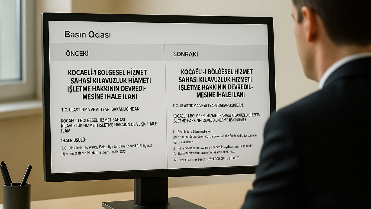 Kocaeli-1 Kılavuzluk Sahası İhalesi Yeniden Açıldı: Neler Değişti?