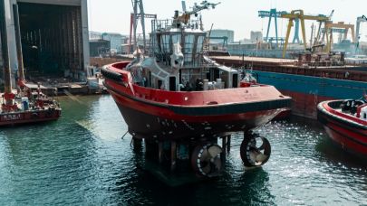 Sanmar, BOTAŞ İçin Üçüncü Elektrikli Römorkörü Denize İndirdi